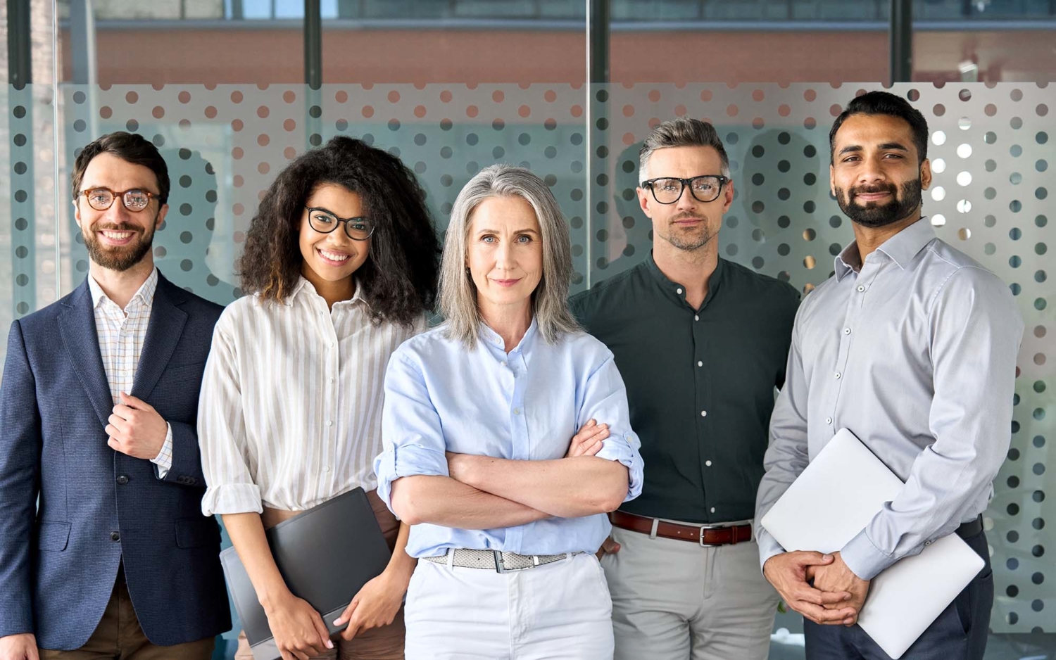 Team of Business Professionals Looking at Camera 3PL services Atlanta